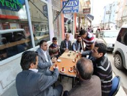 Cengiz ılıca esnafıyla istişare etti